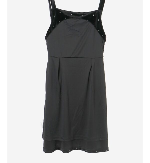 MAJESTICLEGON「キラキラドットベロアワンピース」|ワンピース|