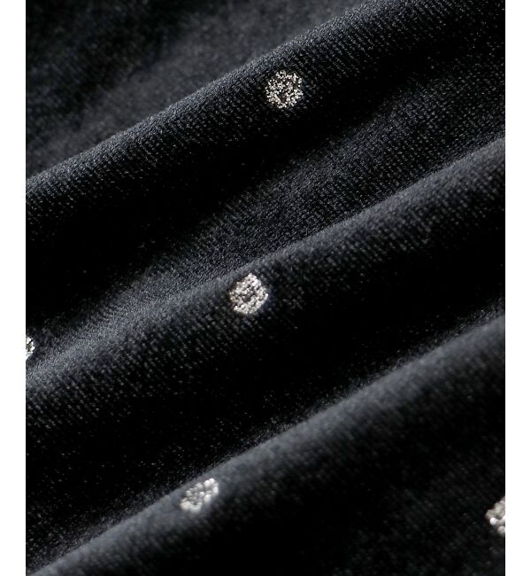 MAJESTICLEGON「キラキラドットベロアワンピース」|ワンピース|