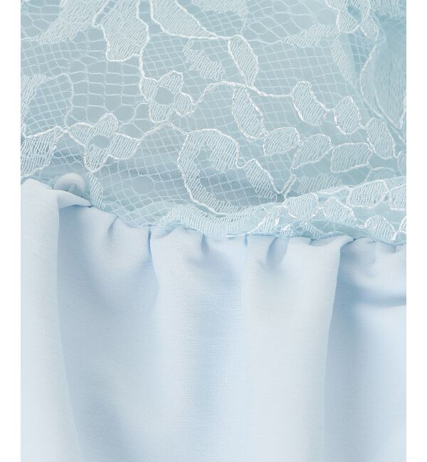  「パールチェーンフリルブラウス」|シャツ・ブラウス|