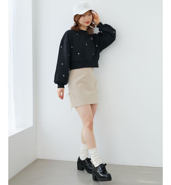 MAJESTICLEGON「ラインリボンミニスカート」|スカート|