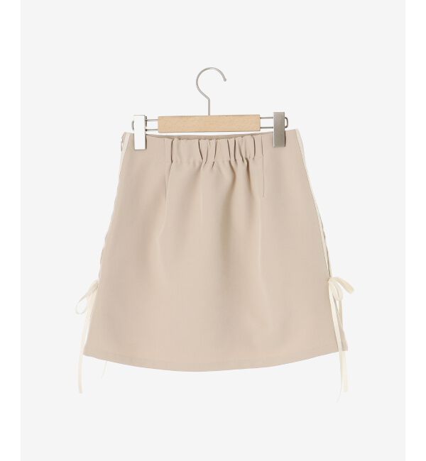 MAJESTICLEGON「ラインリボンミニスカート」|スカート|
