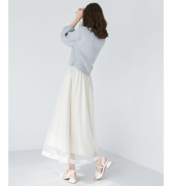 MAJESTICLEGON「パイピングチュールスカート」|スカート|