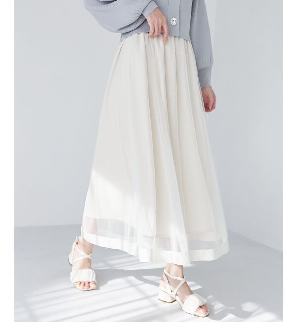 MAJESTICLEGON「パイピングチュールスカート」|スカート|