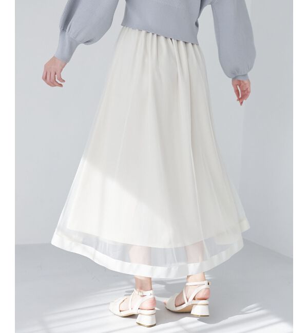 MAJESTICLEGON「パイピングチュールスカート」|スカート|