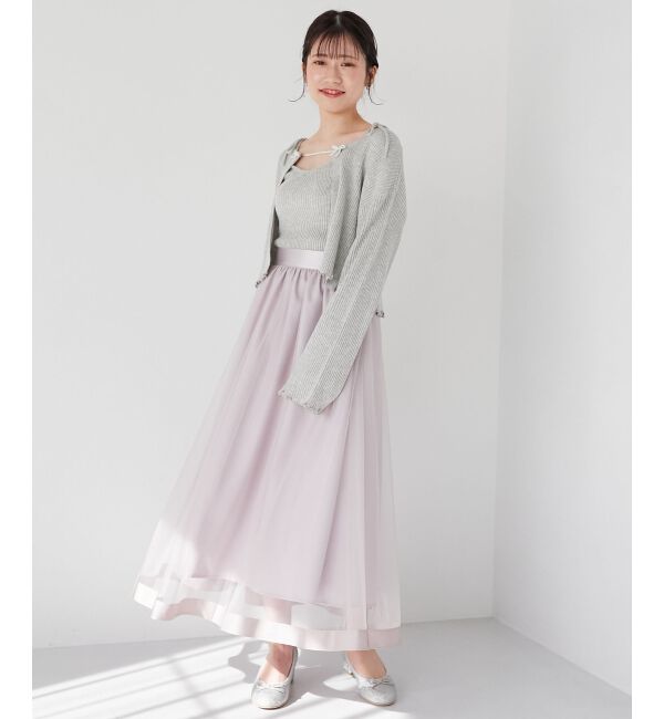 MAJESTICLEGON「パイピングチュールスカート」|スカート|