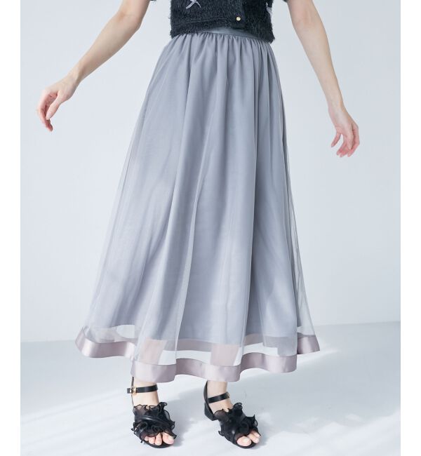 MAJESTICLEGON「パイピングチュールスカート」|スカート|
