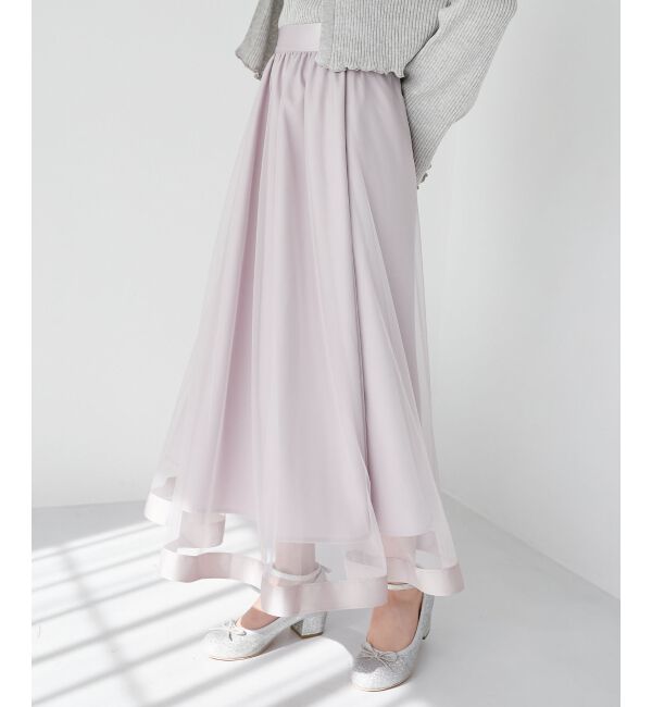 MAJESTICLEGON「パイピングチュールスカート」|スカート|
