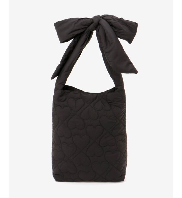 MAJESTICLEGON「ハートキルティングリボンバッグ」|ショルダー・メッセンジャー|