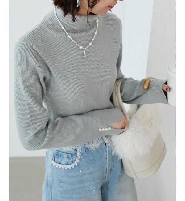 MAJESTICLEGON「ベーシックタートルニット」|ニット・セーター|