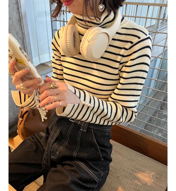 MAJESTICLEGON「ベーシックタートルニット」|ニット・セーター|