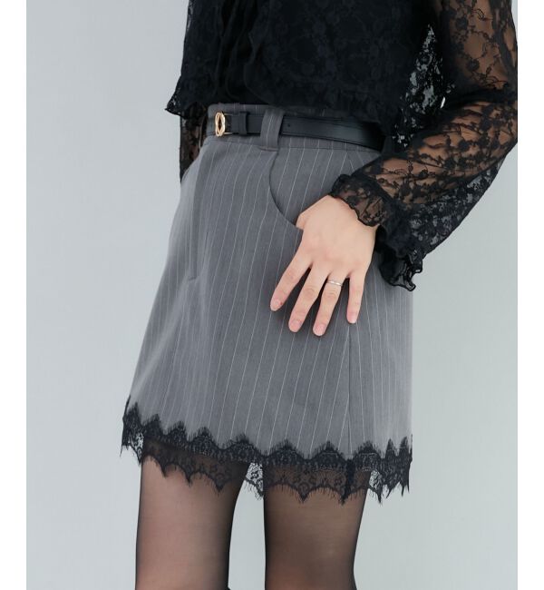 MAJESTICLEGON「細ベルトミニスカパン」|スカート|