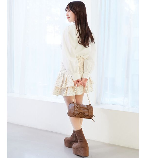 MAJESTICLEGON「バリエボウタイブラウス」|シャツ・ブラウス|