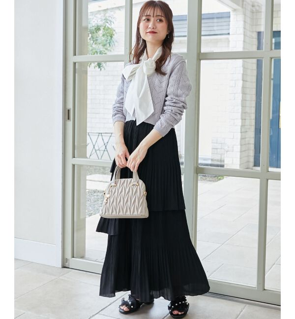 MAJESTICLEGON「バリエボウタイブラウス」|シャツ・ブラウス|