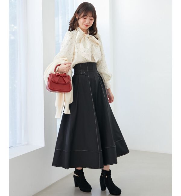 MAJESTICLEGON「バリエボウタイブラウス」|シャツ・ブラウス|