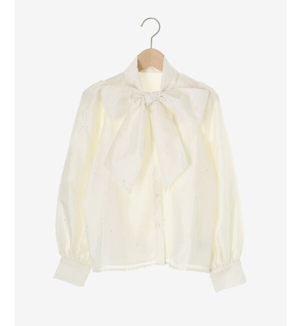MAJESTICLEGON「バリエボウタイブラウス」|シャツ・ブラウス|