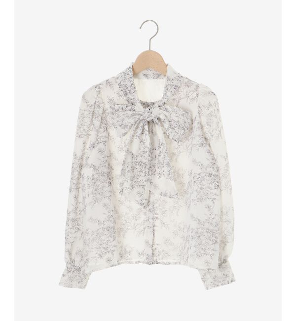 MAJESTICLEGON「バリエボウタイブラウス」|シャツ・ブラウス|