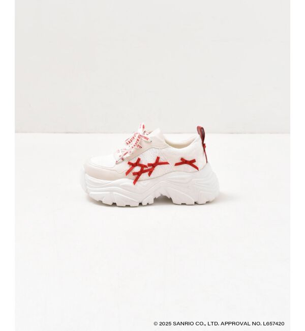  「ハローキティ デコリボンスニーカー」|スニーカー|