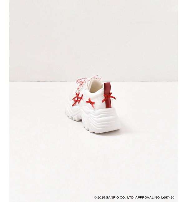  「ハローキティ デコリボンスニーカー」|スニーカー|