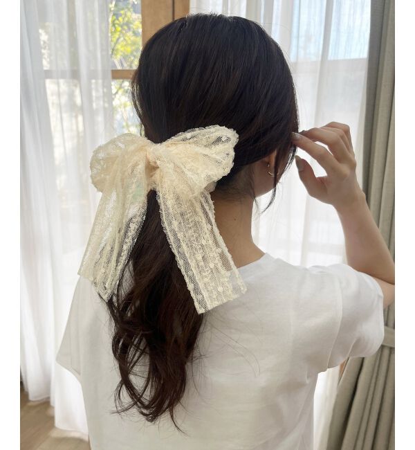  「エアリーリボンシュシュ」|ヘアゴム・シュシュ|