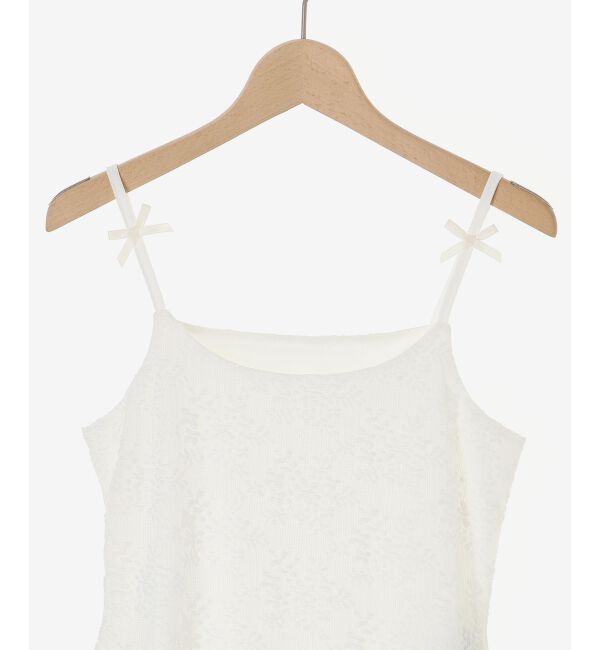  「ペプラムキャミ&times;カーデセット」|カーディガン|