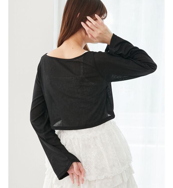  「ペプラムキャミ&times;カーデセット」|カーディガン|