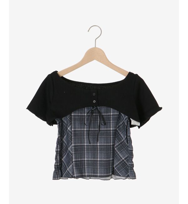  「フリルキャミ&times;トップスセット」|Tシャツ・カットソー|