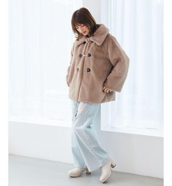  「キラキラレースダメージデニム」|デニム|