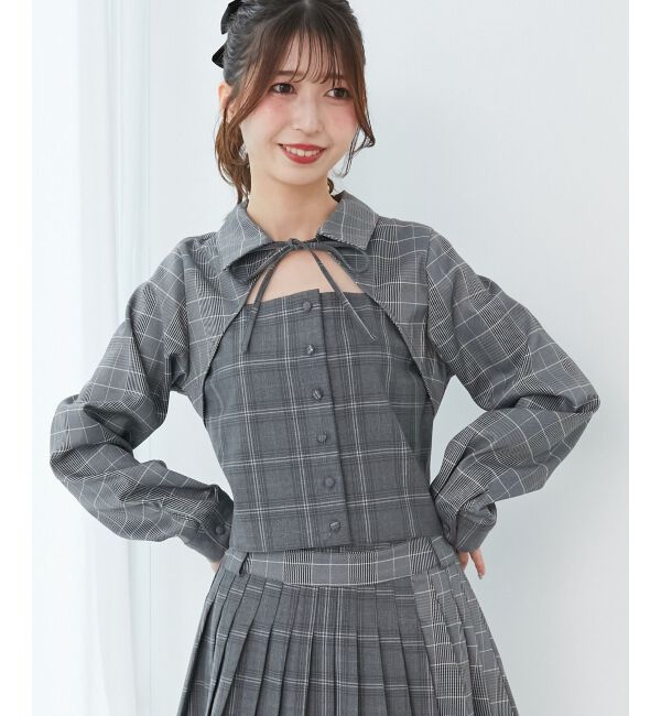  「スイッチングパターンブラウス」|シャツ・ブラウス|
