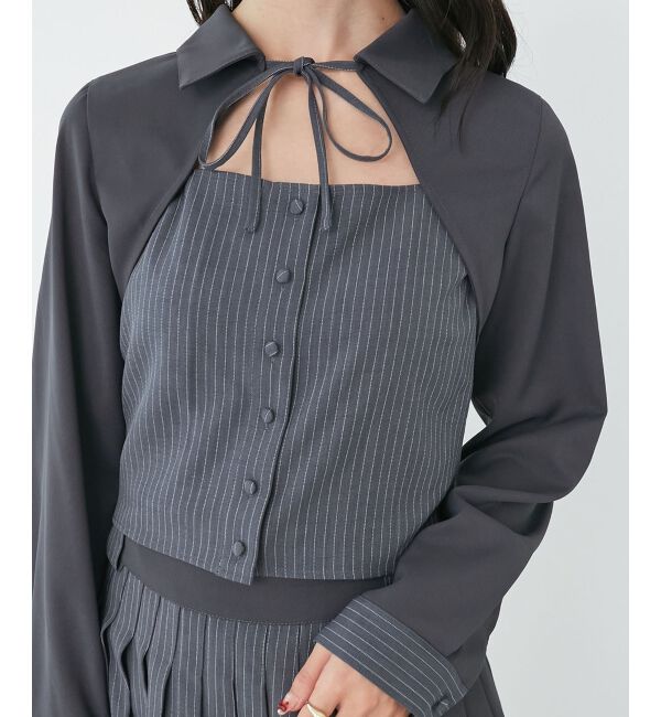  「スイッチングパターンブラウス」|シャツ・ブラウス|