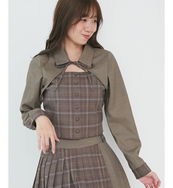  「スイッチングパターンブラウス」|シャツ・ブラウス|