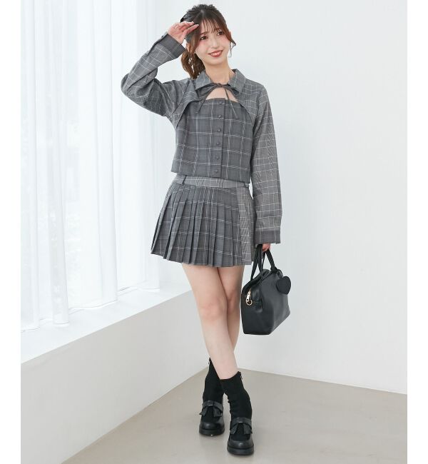  「スイッチングパターンブラウス」|シャツ・ブラウス|