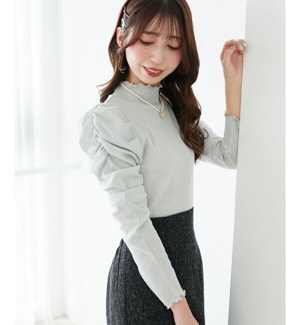  「Ladyライクパワショルトップス」|Tシャツ・カットソー|