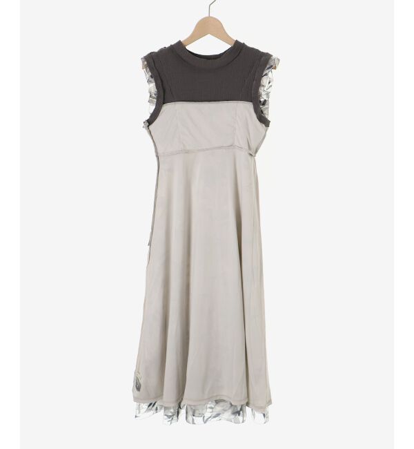  「ノースリフリルドッキングワンピ」|ワンピース|