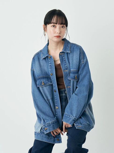 earth music&ecology「Gジャン(刺繍)」|スーツ|