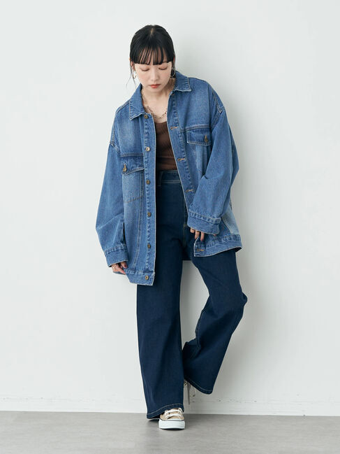 earth music&ecology「Gジャン(刺繍)」|スーツ|