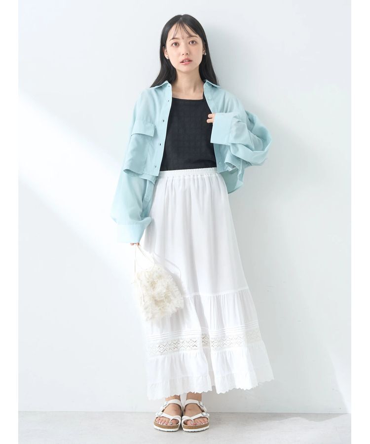 earth music&ecology「前後2wayタンクトップ」|インナー|