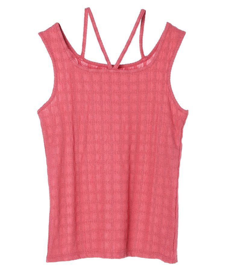 earth music&ecology「前後2wayタンクトップ」|インナー|