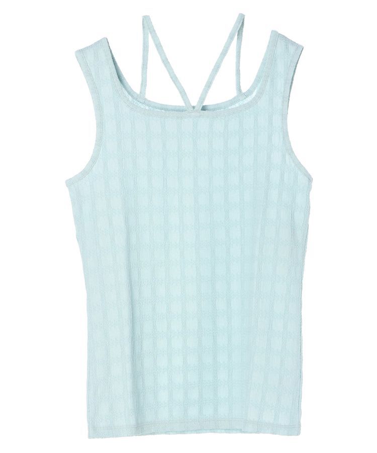 earth music&ecology「前後2wayタンクトップ」|インナー|