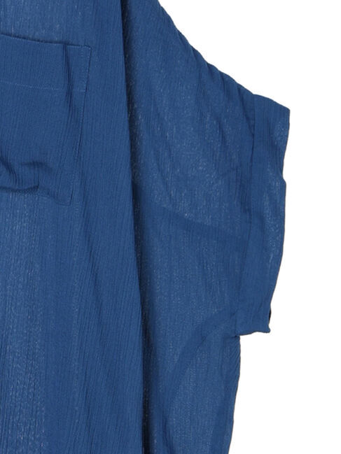 earth music&ecology「レーヨンポケットシャツチュニック」|チュニック|