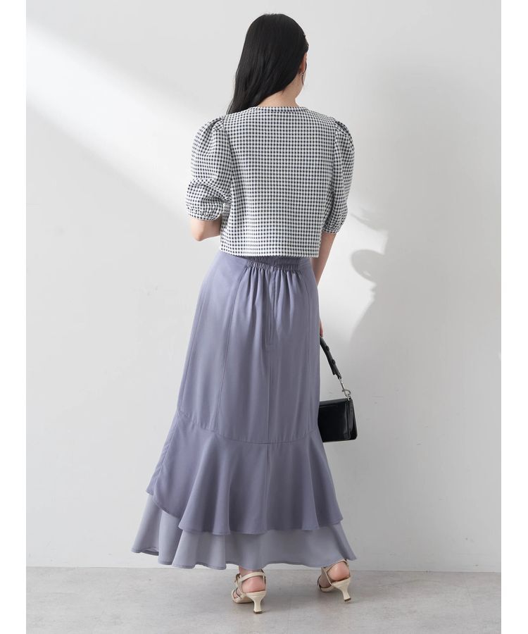 earth music&ecology「カットジャガードカーディガン」|カーディガン|