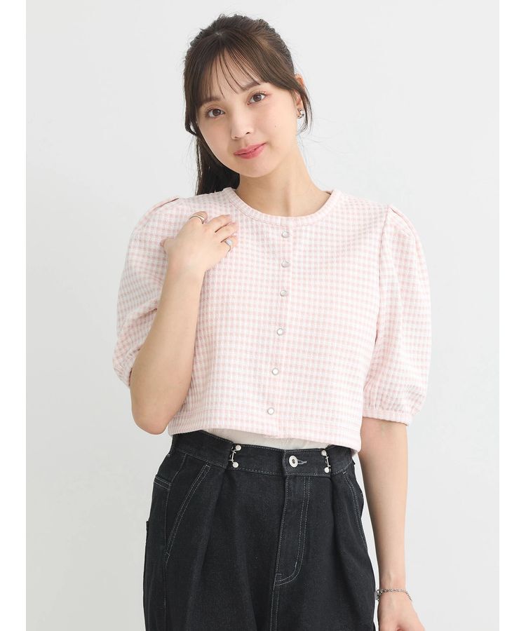 earth music&ecology「カットジャガードカーディガン」|カーディガン|