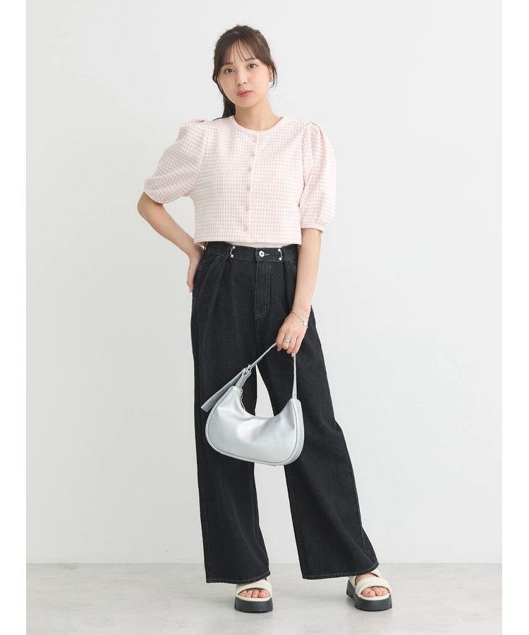 earth music&ecology「カットジャガードカーディガン」|カーディガン|