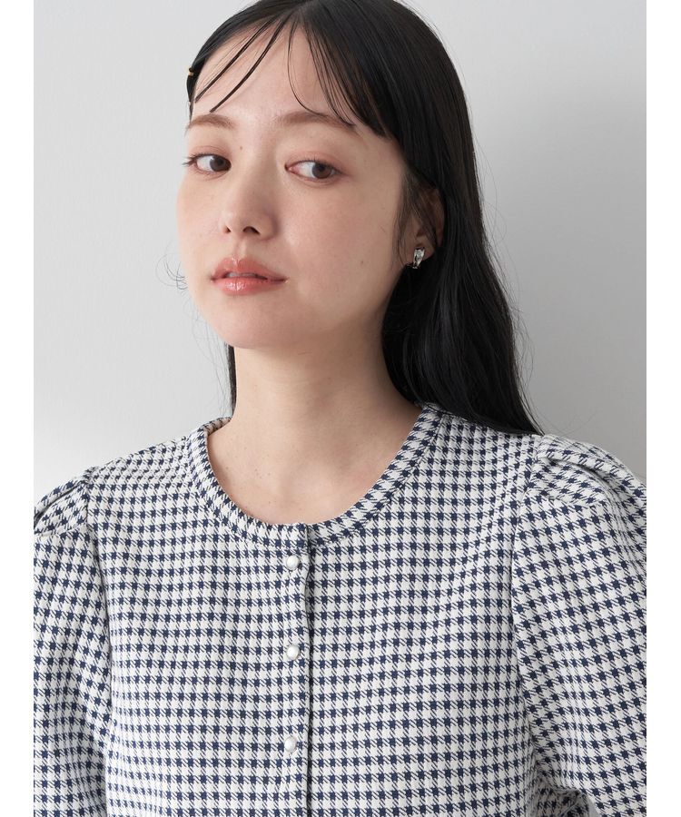 earth music&ecology「カットジャガードカーディガン」|カーディガン|