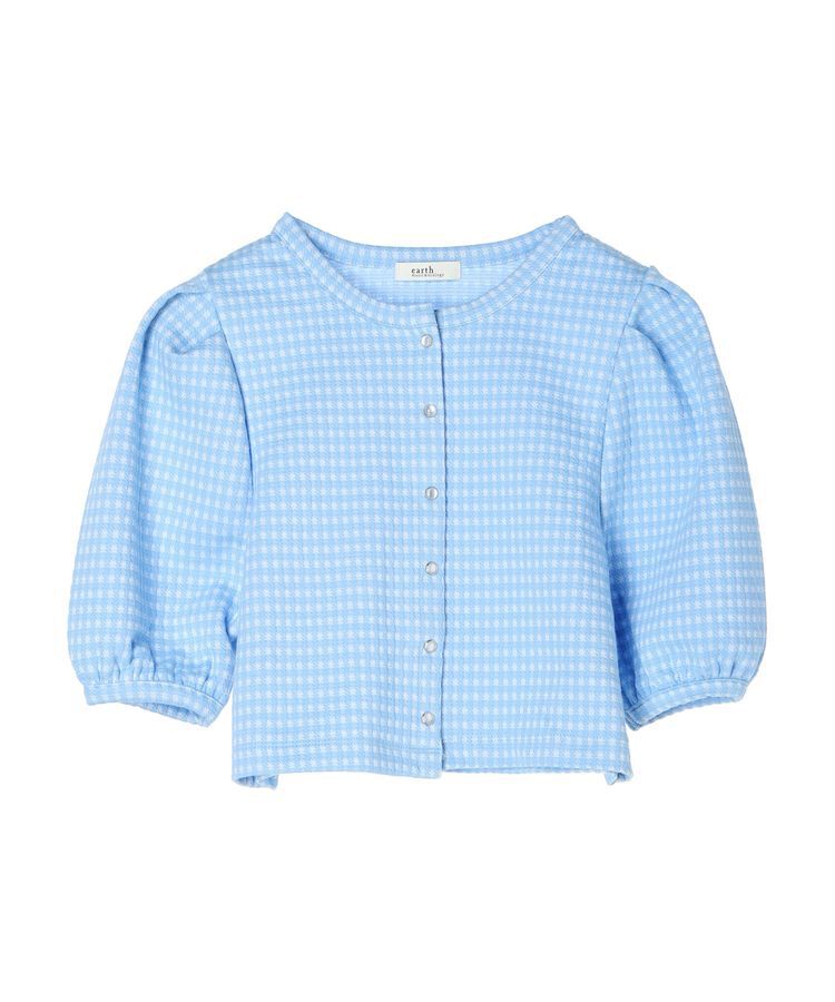 earth music&ecology「カットジャガードカーディガン」|カーディガン|