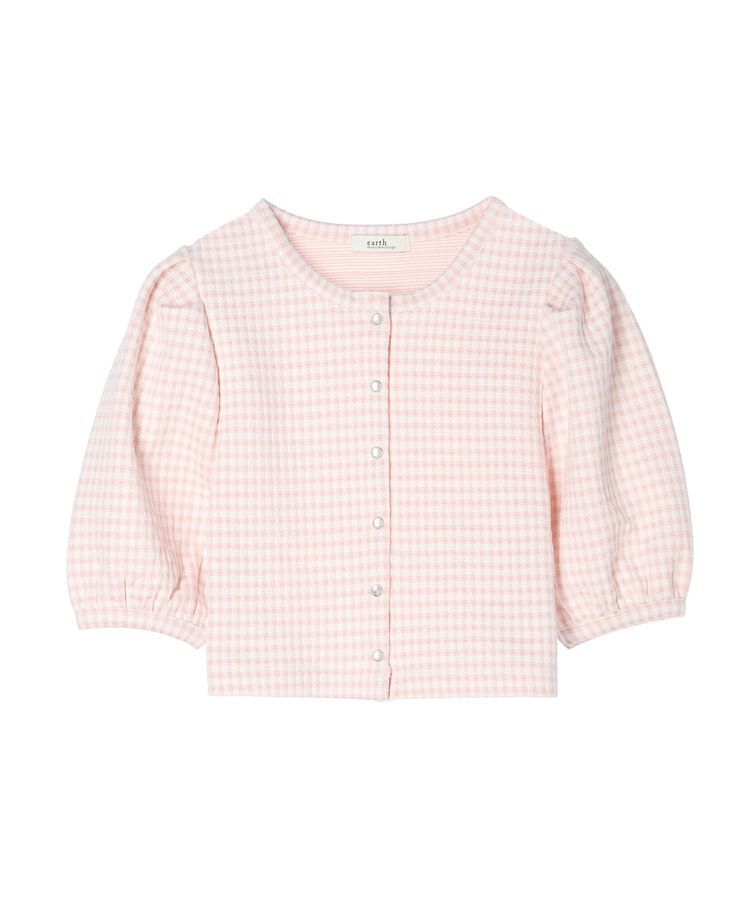 earth music&ecology「カットジャガードカーディガン」|カーディガン|