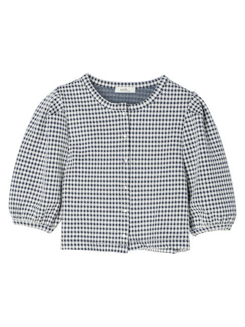 earth music&ecology「カットジャガードカーディガン」|カーディガン|