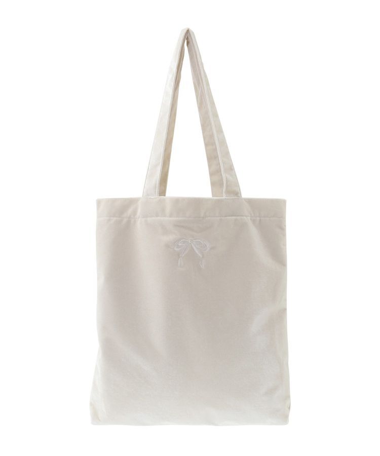 earth music&ecology「ベロアトートバッグ」|トートバッグ|