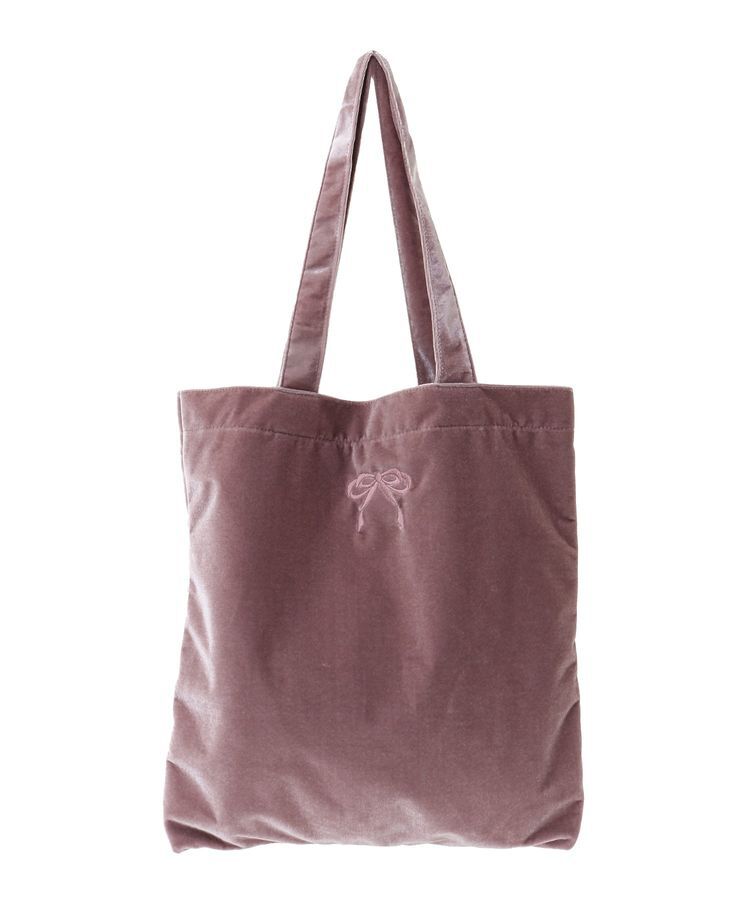 earth music&ecology「ベロアトートバッグ」|トートバッグ|