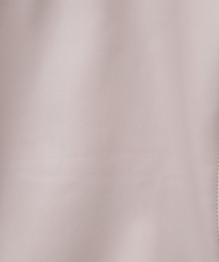 earth music&ecology「襟ファーレザーブルゾン」|ブルゾン・スタジャン|