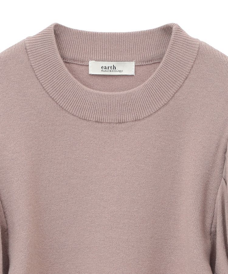 earth music&ecology「袖シアードレーププルオーバー」|ニット・セーター|